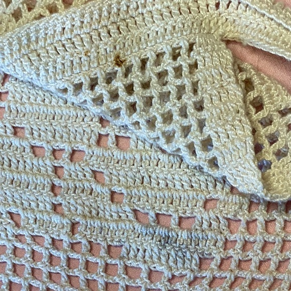 FINAL SALE PRICE 5 Pc Vintage Crocheted Doily Set - Picture 8 of 12